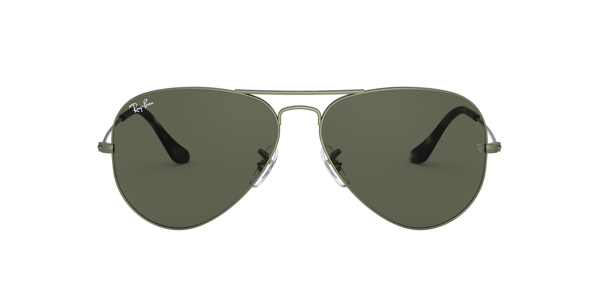Ray-Ban RB-3129-W0228-58 Aviator Sunglasses Size - 58 Black / Green –  SmartBuyKart
