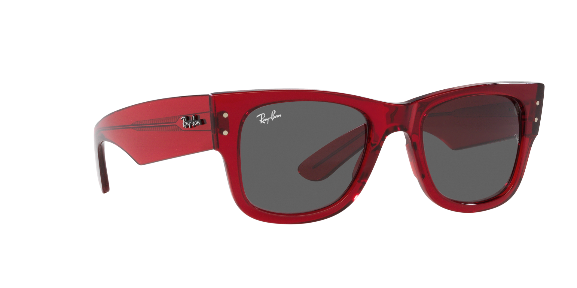 Buy RayBan RayBan Sunglasses Transparent Red Sunglasses ( 0Rb0840S