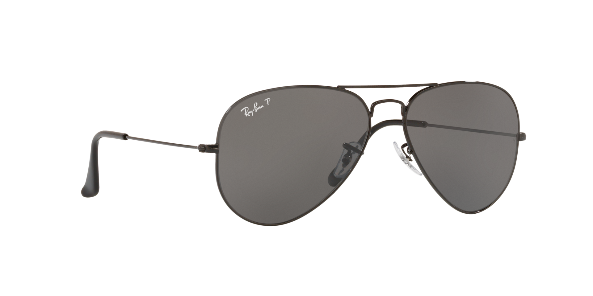 Buy Ray-Ban Aviator Total Black Sunglasses Online.