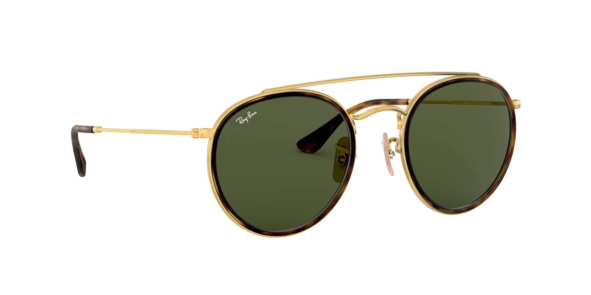 Buy Ray-ban Round Double Bridge Sunglasses Online.