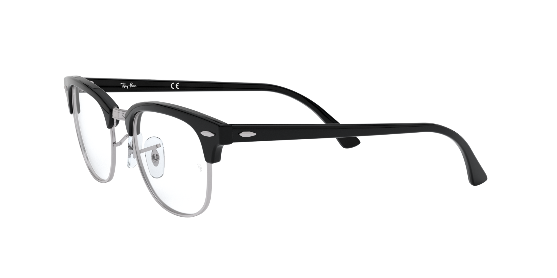 Clubmaster Optics | Black Frame ( 0RX5154 | Square | Black Frame  | Clear Lens )