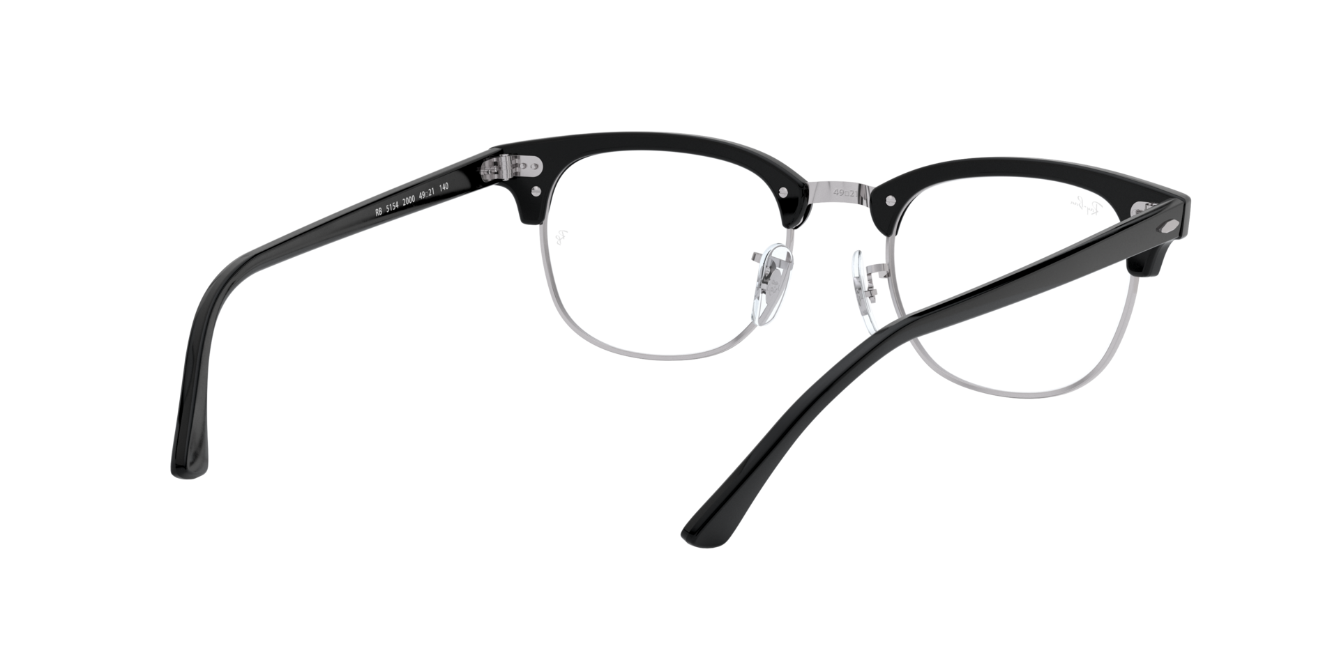 Ray-Ban Frames | Black Frame ( 0RX5154 | Square | Black Frame  | Clear Lens )