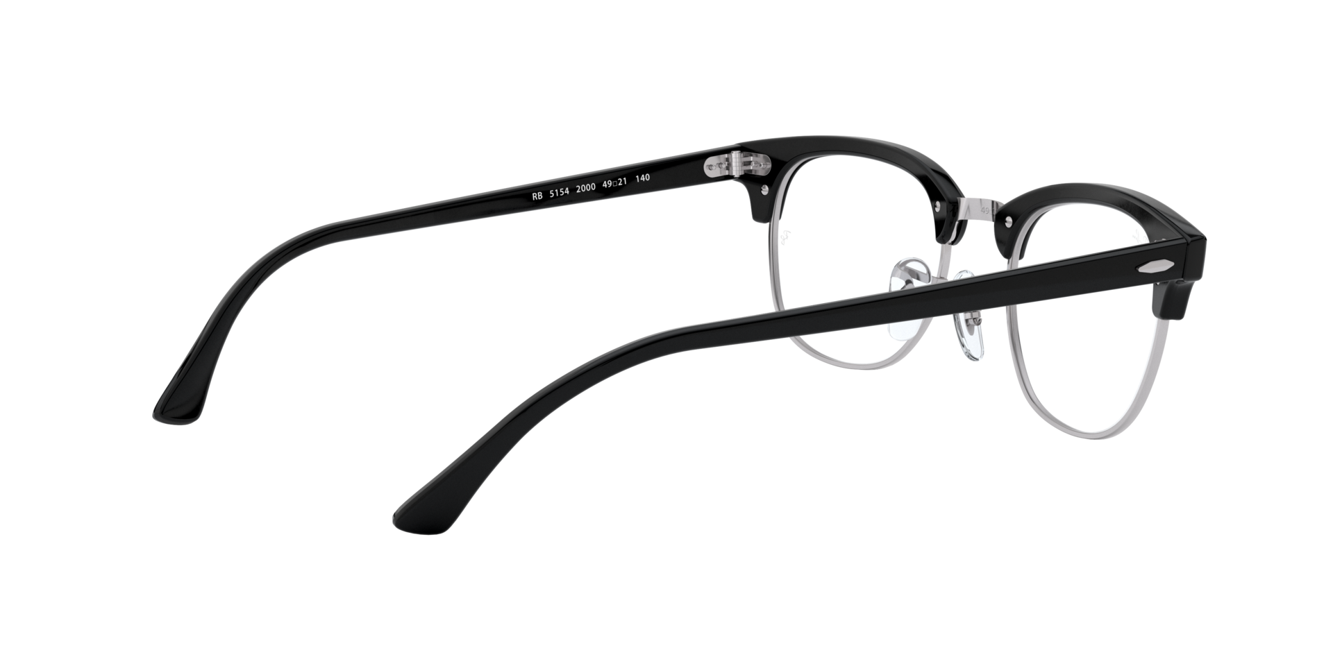 Clubmaster Optics | Black Frame ( 0RX5154 | Square | Black Frame  | Clear Lens )