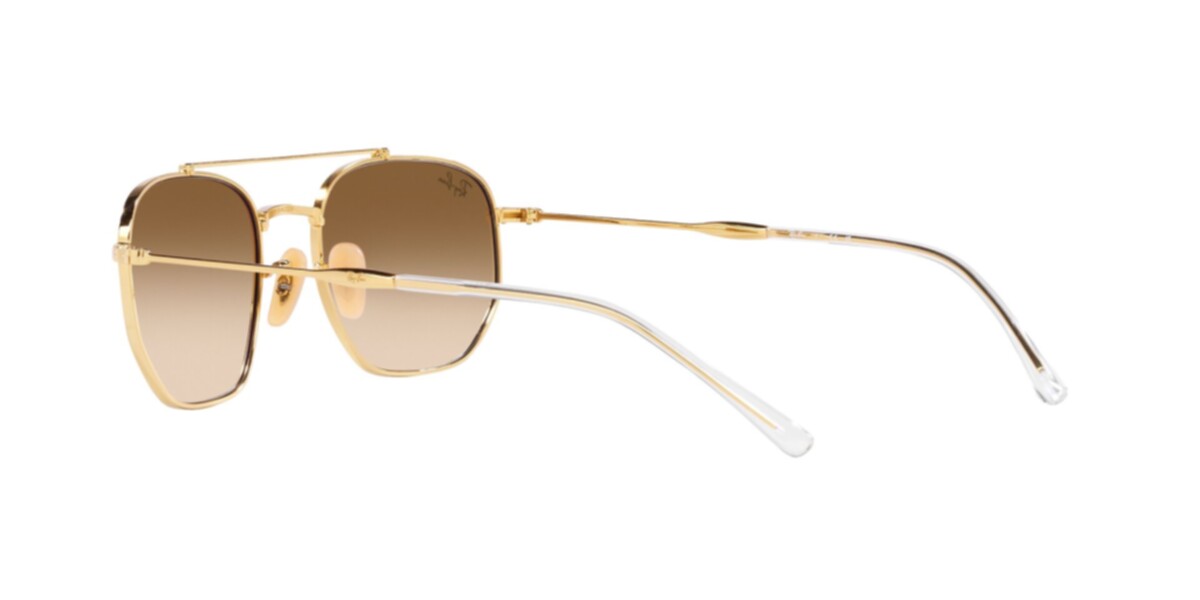 Ray-Ban Sunglasses | Arista Sunglasses ( 0RB3707 | Irregular | Gold Frame  | Brown Lens )