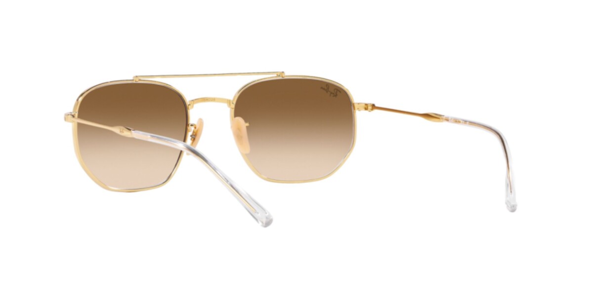 Ray-Ban Sunglasses | Arista Sunglasses ( 0RB3707 | Irregular | Gold Frame  | Brown Lens )