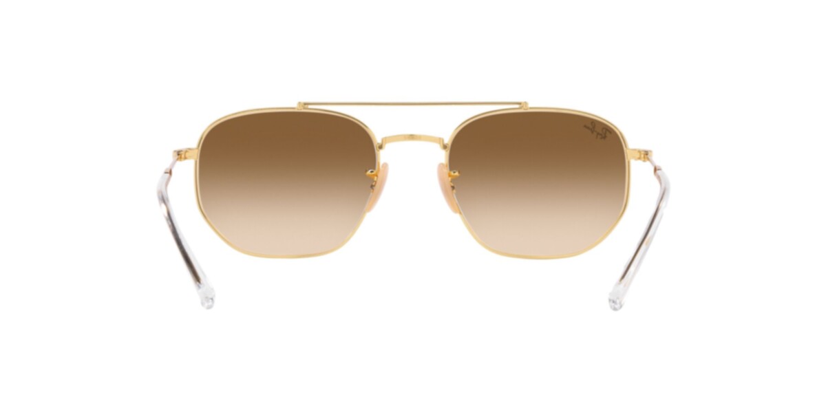 Ray-Ban Sunglasses | Arista Sunglasses ( 0RB3707 | Irregular | Gold Frame  | Brown Lens )