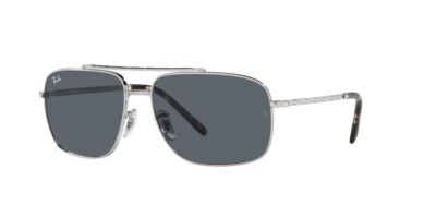 Ray-Ban Sunglasses | Silver Sunglasses ( 0RB3796 | Pillow | Silver Frame  | Blue Lens )