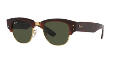 Ray-Ban Sunglasses | Mock Tortoise On Arista Sunglasses ( 0RB0316S | Square | Havana Frame  | Green Lens )