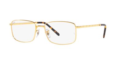 Ray-Ban Frames | Legend Gold Frame ( 0RX3717V | Rectangle | Gold Frame  | Clear Lens )