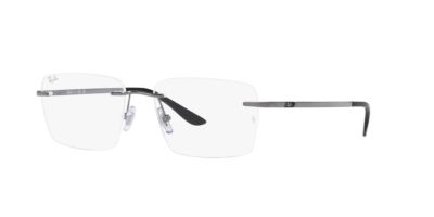 Ray-Ban Frames | Gunmetal Frame ( 0RX6506I | Rectangle | Gunmetal Frame  | Clear Lens )