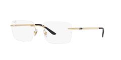 Ray-Ban Frames | Gold Frame ( 0RX6506I | Rectangle | Gold Frame  | Clear Lens )