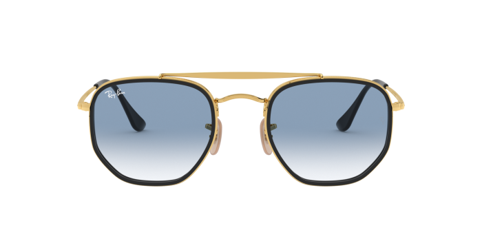 Round Sunglasses with Gold-coloured Metal Frame and Grey Lenses - Luxury  Sunglasses – Montblanc® TR