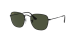 Ray-Ban Sunglasses | Black Sunglasses ( 0RB3857 | Square | Black Frame  | Green Lens )