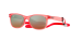 Ray-Ban Junior Sunglasses | Opal Red Sunglasses ( 0RJ9052S | Square | Red Frame  | Silver Lens )
