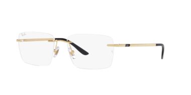 Buy Ray-Ban Gold Frames Rectangle Clear Lens Online