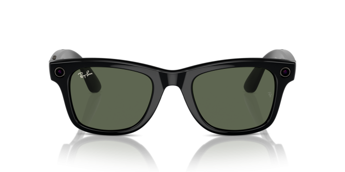 Buy Ray-Ban Meta Wayfarer Shiny Black AI Glasses
