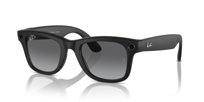 Buy Ray-Ban Meta Wayfarer Matte Black AI Smart Glasses