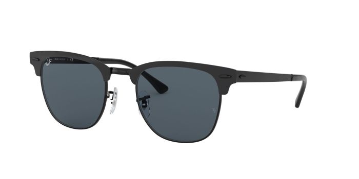 Buy CLUBMASTER METAL in Matte Black Frame Blue Lenses