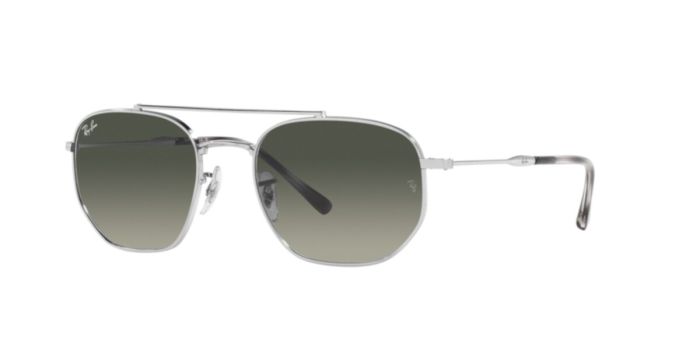 silver frame aviators