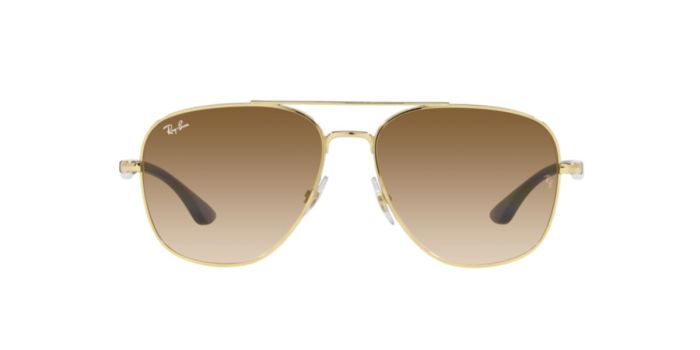 Ray-Ban Sunglasses Arista Sunglasses 0RB3683 Square Brown Frame  Brown Lens