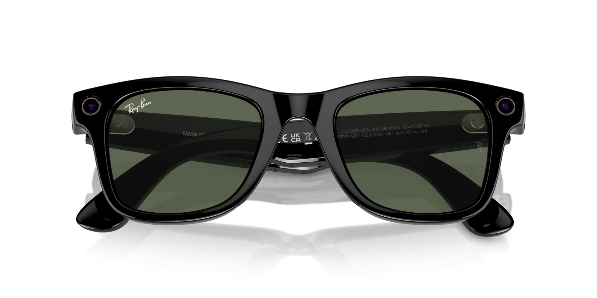 Ray-Ban | Meta Wayfarer Shiny Black