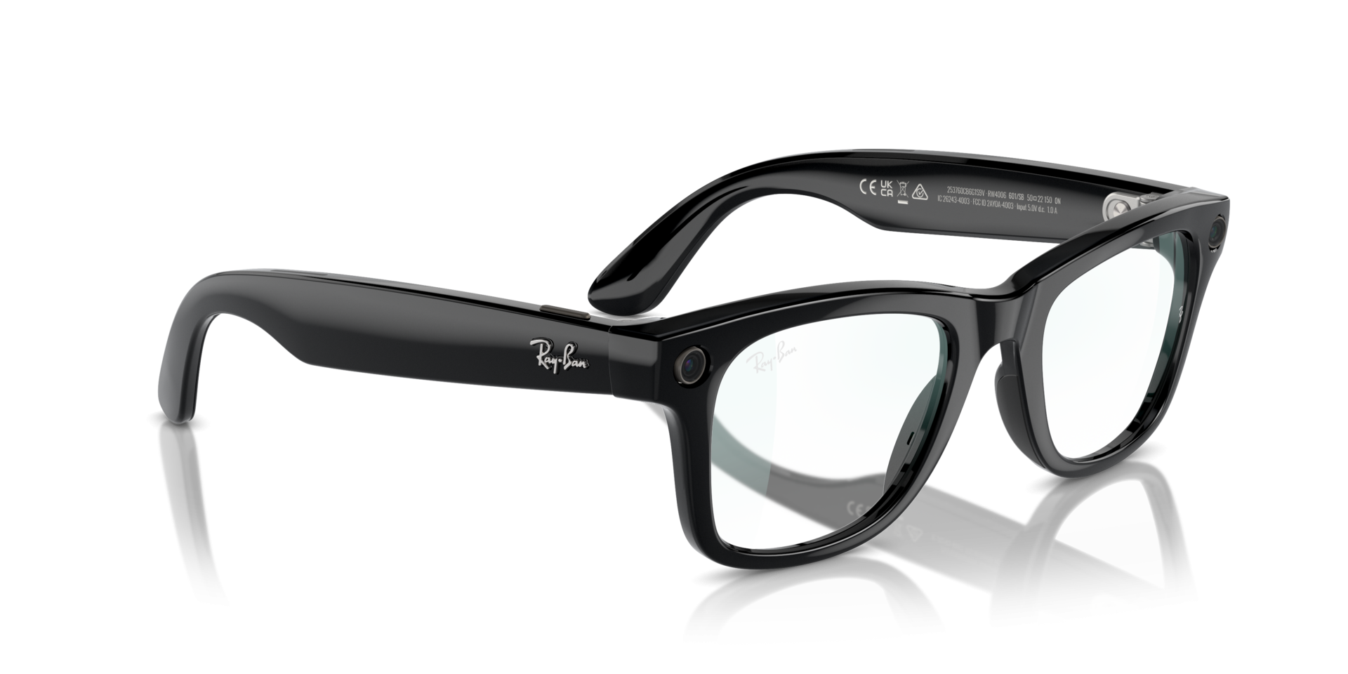 Ray-Ban | Meta Wayfarer Shiny Black