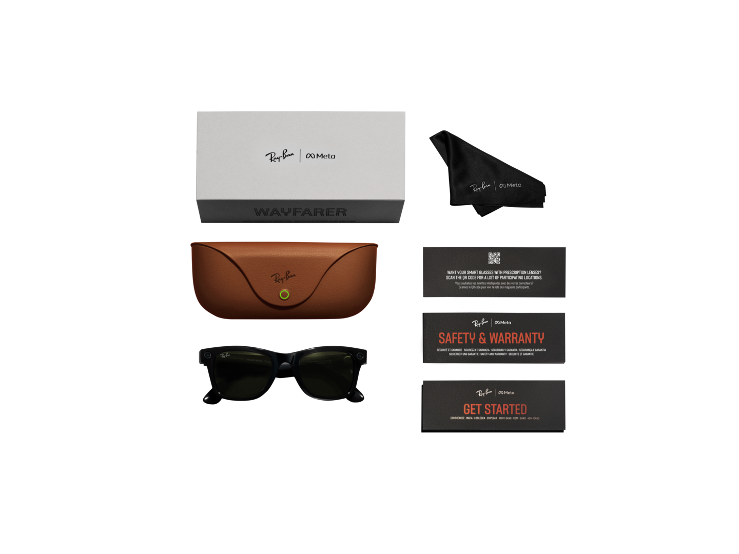 Ray-Ban | Meta Wayfarer Matte Black