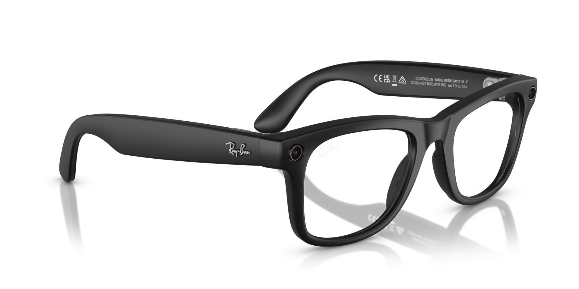 Ray-Ban | Meta Wayfarer Large Matte Black