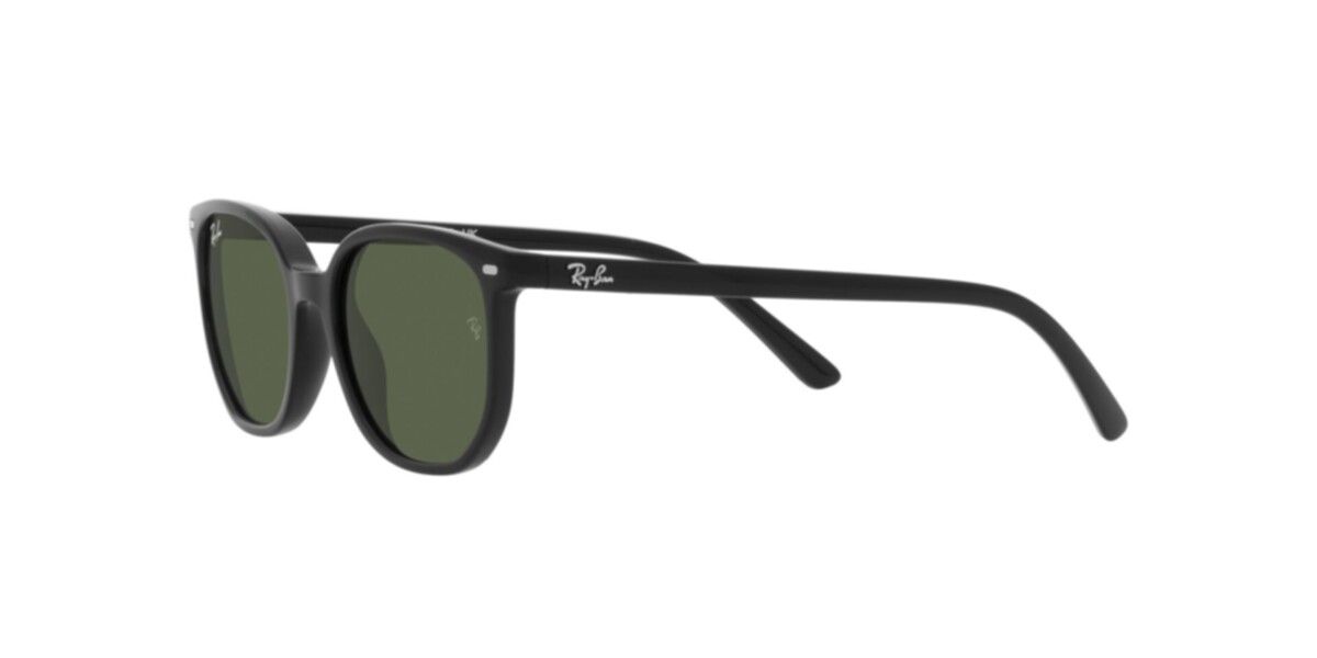 Ray-Ban Junior Sunglasses | Black Sunglasses ( 0RJ9097S | Irregular | Black Frame  | Green Lens )