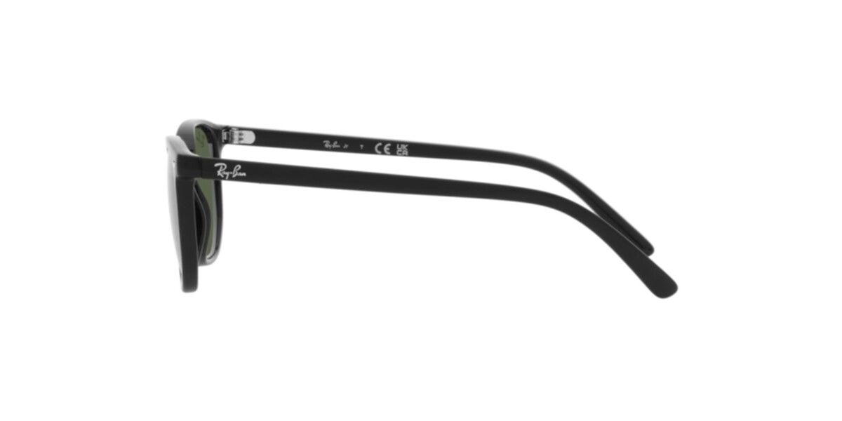 Ray-Ban Junior Sunglasses | Black Sunglasses ( 0RJ9097S | Irregular | Black Frame  | Green Lens )