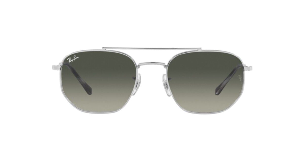 Ray-Ban Sunglasses | Silver Sunglasses ( 0RB3707 | Irregular | Silver Frame  | Grey Lens )