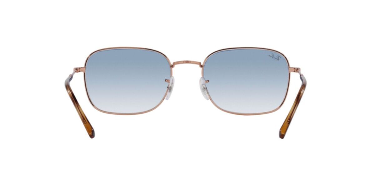 Ray-Ban Sunglasses | Rose Gold Sunglasses ( 0RB3706 | Pillow | Gold Frame  | Blue Lens )