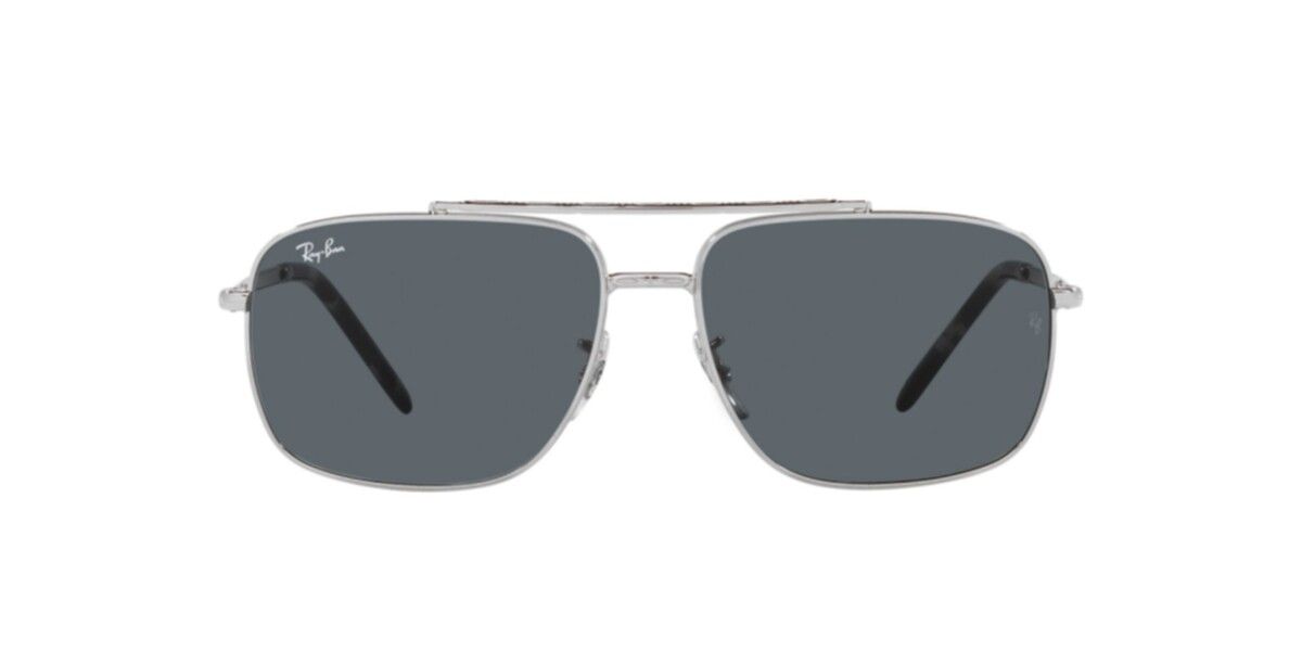 Ray-Ban Sunglasses | Silver Sunglasses ( 0RB3796 | Pillow | Silver Frame  | Blue Lens )