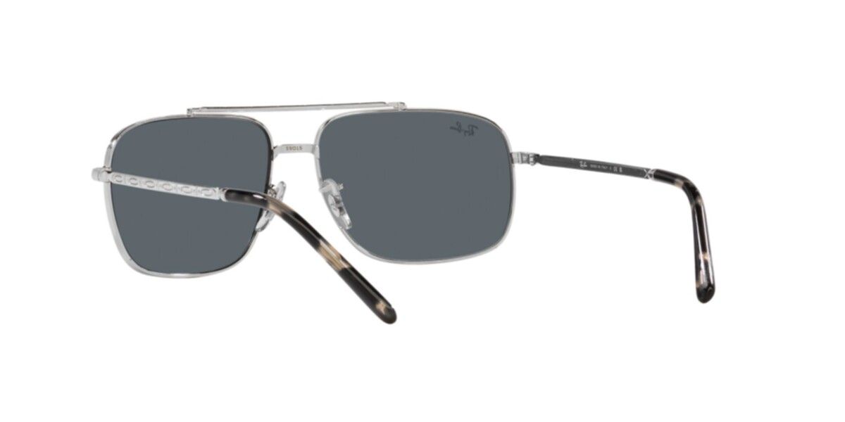 Ray-Ban Sunglasses | Silver Sunglasses ( 0RB3796 | Pillow | Silver Frame  | Blue Lens )
