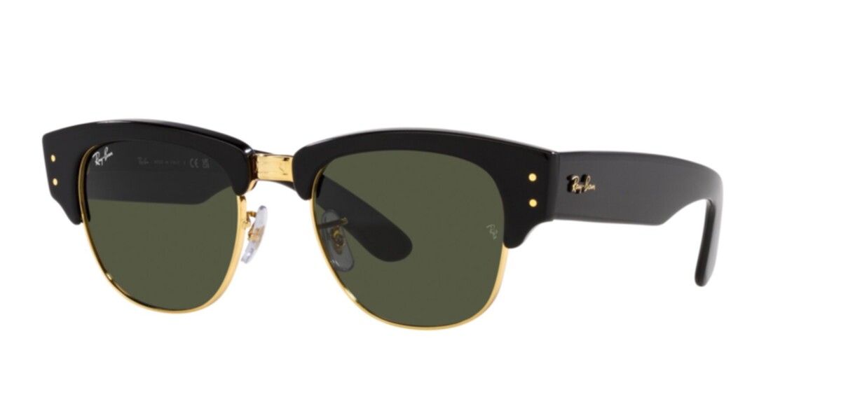 Ray-Ban Sunglasses | Black On Arista Sunglasses ( 0RB0316S | Square | Black Frame  | Green Lens )