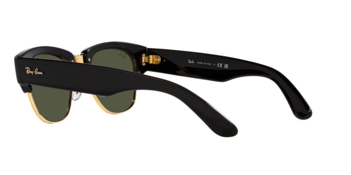 Ray-Ban Sunglasses | Black On Arista Sunglasses ( 0RB0316S | Square | Black Frame  | Green Lens )