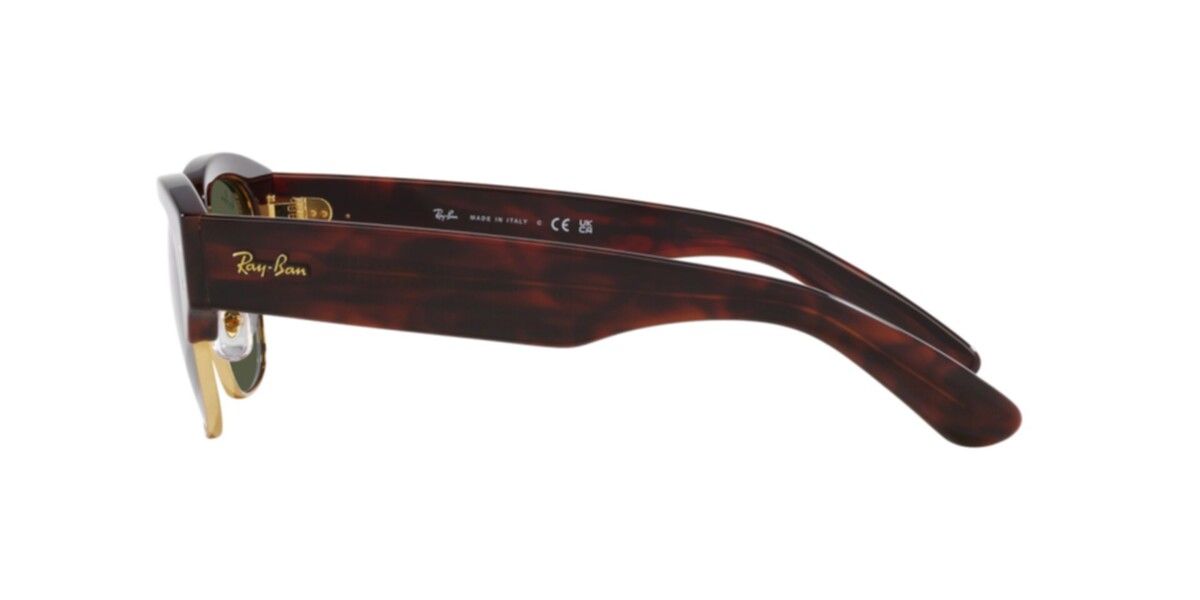 Ray-Ban Sunglasses | Mock Tortoise On Arista Sunglasses ( 0RB0316S | Square | Havana Frame  | Green Lens )