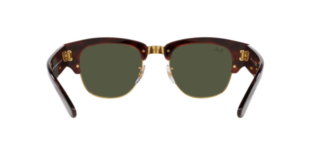 Ray-Ban Sunglasses | Mock Tortoise On Arista Sunglasses ( 0RB0316S | Square | Havana Frame  | Green Lens )