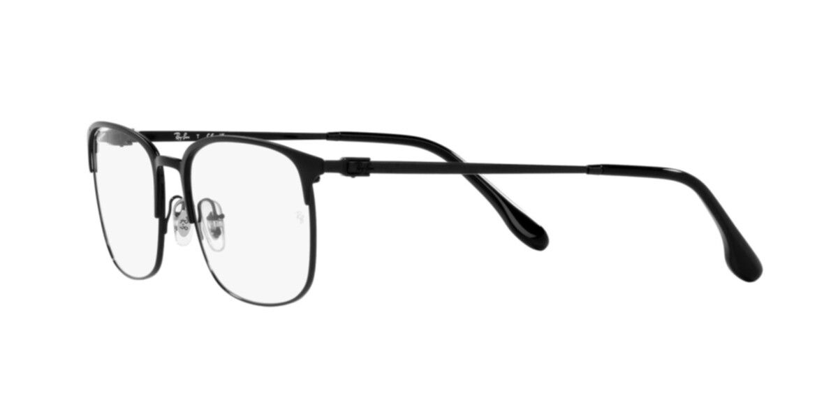 Ray-Ban Frames | Matte Black On Black Frame ( 0RX6494 | Pillow | Black Frame  | Clear Lens )