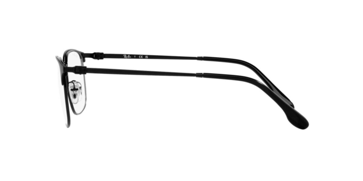 Ray-Ban Frames | Matte Black On Black Frame ( 0RX6494 | Pillow | Black Frame  | Clear Lens )