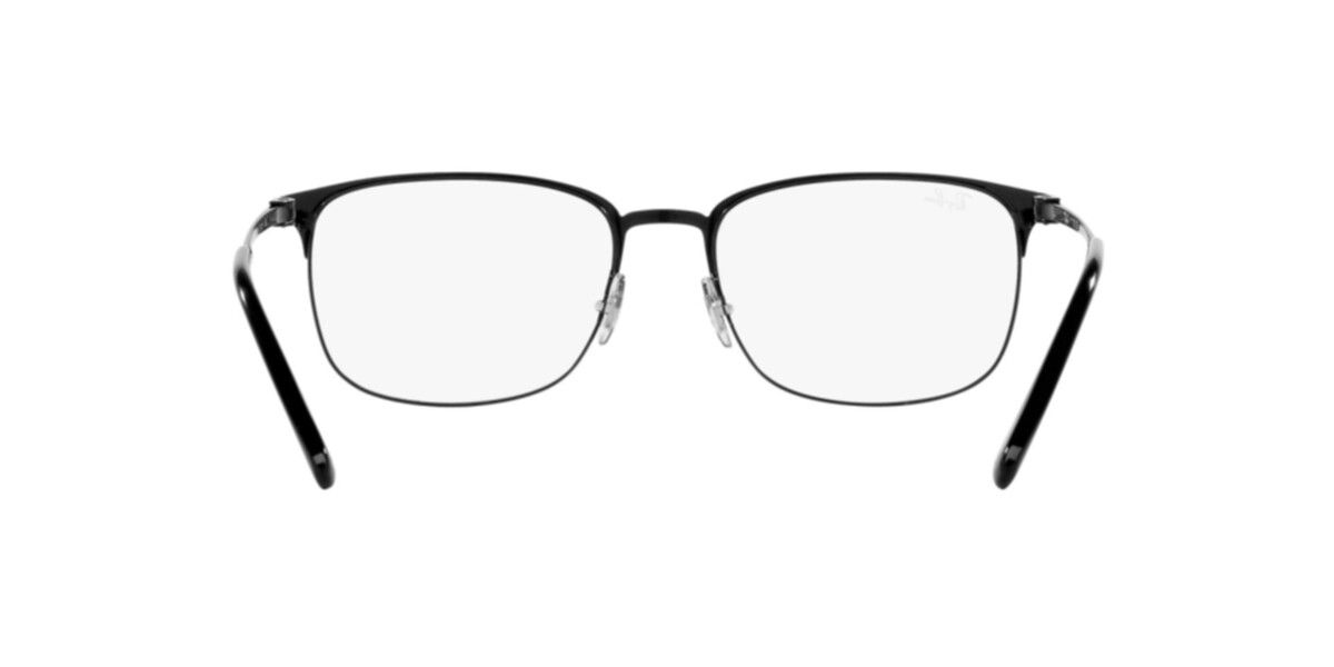 Ray-Ban Frames | Matte Black On Black Frame ( 0RX6494 | Pillow | Black Frame  | Clear Lens )