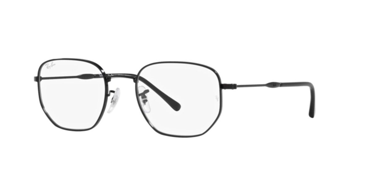 Ray-Ban Frames | Black Frame ( 0RX6496 | Irregular | Black Frame  | Clear Lens )