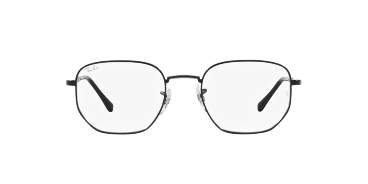 Ray-Ban Frames | Black Frame ( 0RX6496 | Irregular | Black Frame  | Clear Lens )