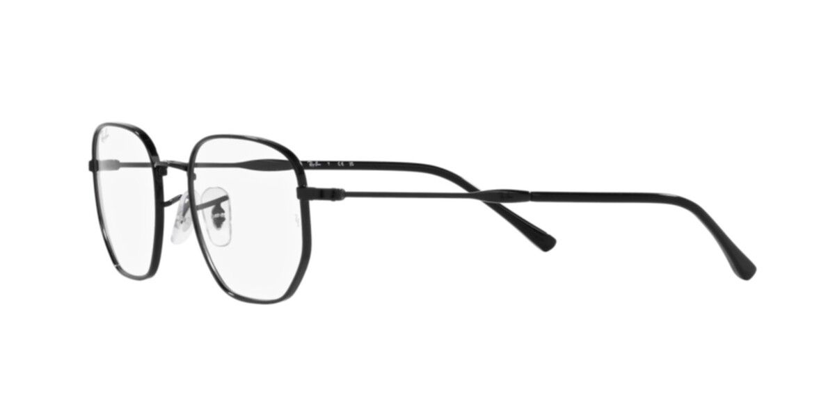 Ray-Ban Frames | Black Frame ( 0RX6496 | Irregular | Black Frame  | Clear Lens )