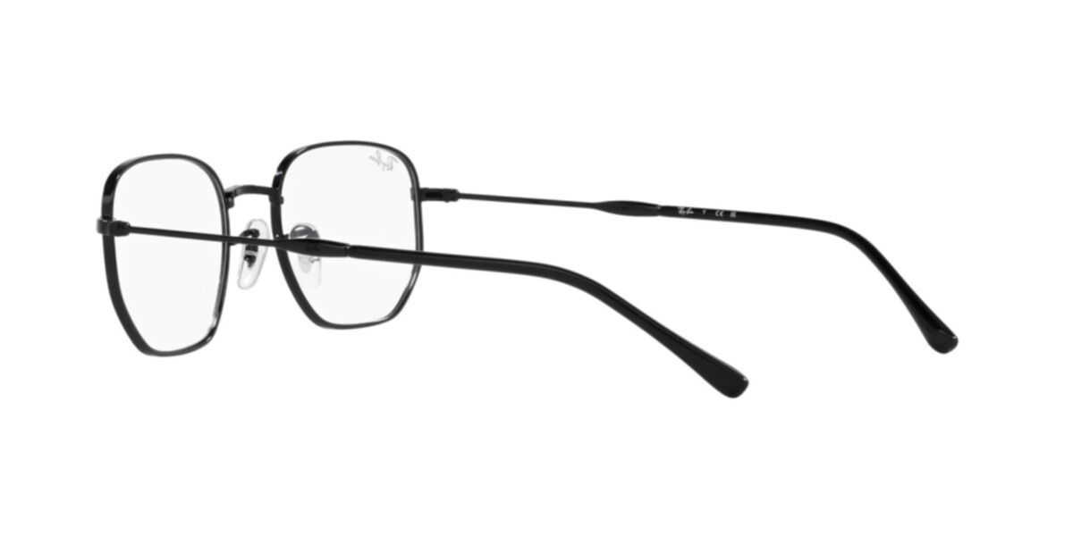 Ray-Ban Frames | Black Frame ( 0RX6496 | Irregular | Black Frame  | Clear Lens )