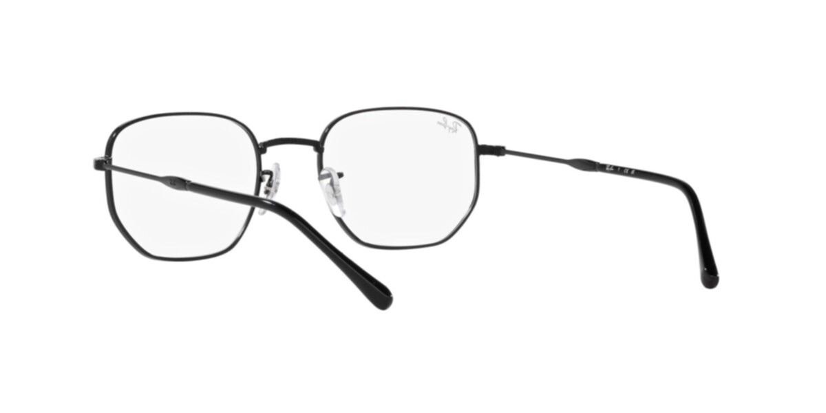 Ray-Ban Frames | Black Frame ( 0RX6496 | Irregular | Black Frame  | Clear Lens )