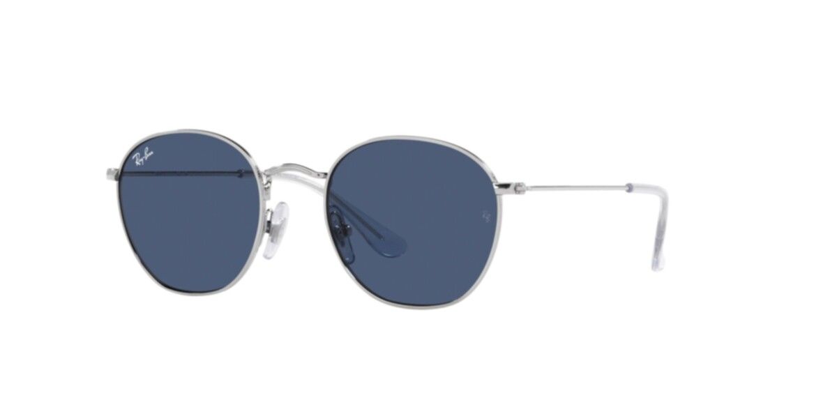 Ray-Ban Junior Sunglasses | Silver Sunglasses ( 0RJ9572S | Irregular | Silver Frame  | Blue Lens )