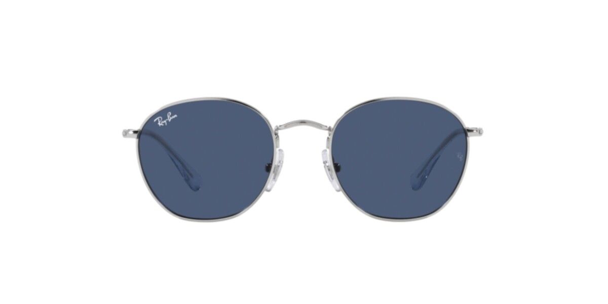 Ray-Ban Junior Sunglasses | Silver Sunglasses ( 0RJ9572S | Irregular | Silver Frame  | Blue Lens )