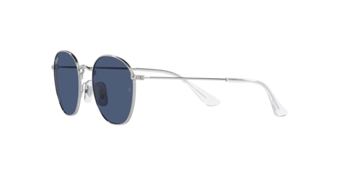 Ray-Ban Junior Sunglasses | Silver Sunglasses ( 0RJ9572S | Irregular | Silver Frame  | Blue Lens )