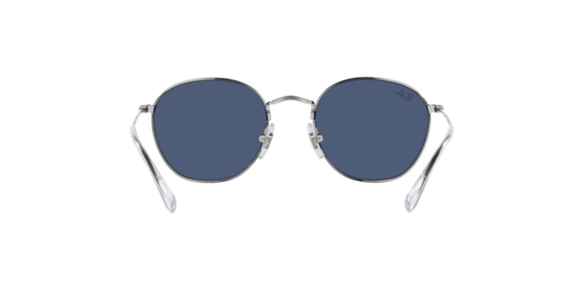 Ray-Ban Junior Sunglasses | Silver Sunglasses ( 0RJ9572S | Irregular | Silver Frame  | Blue Lens )